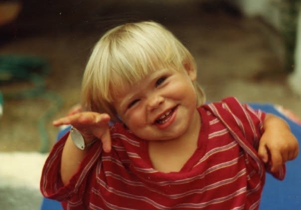 Victoria as a smiling young child